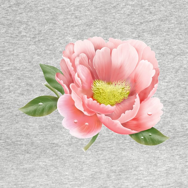 gentle english peonies by sonaart